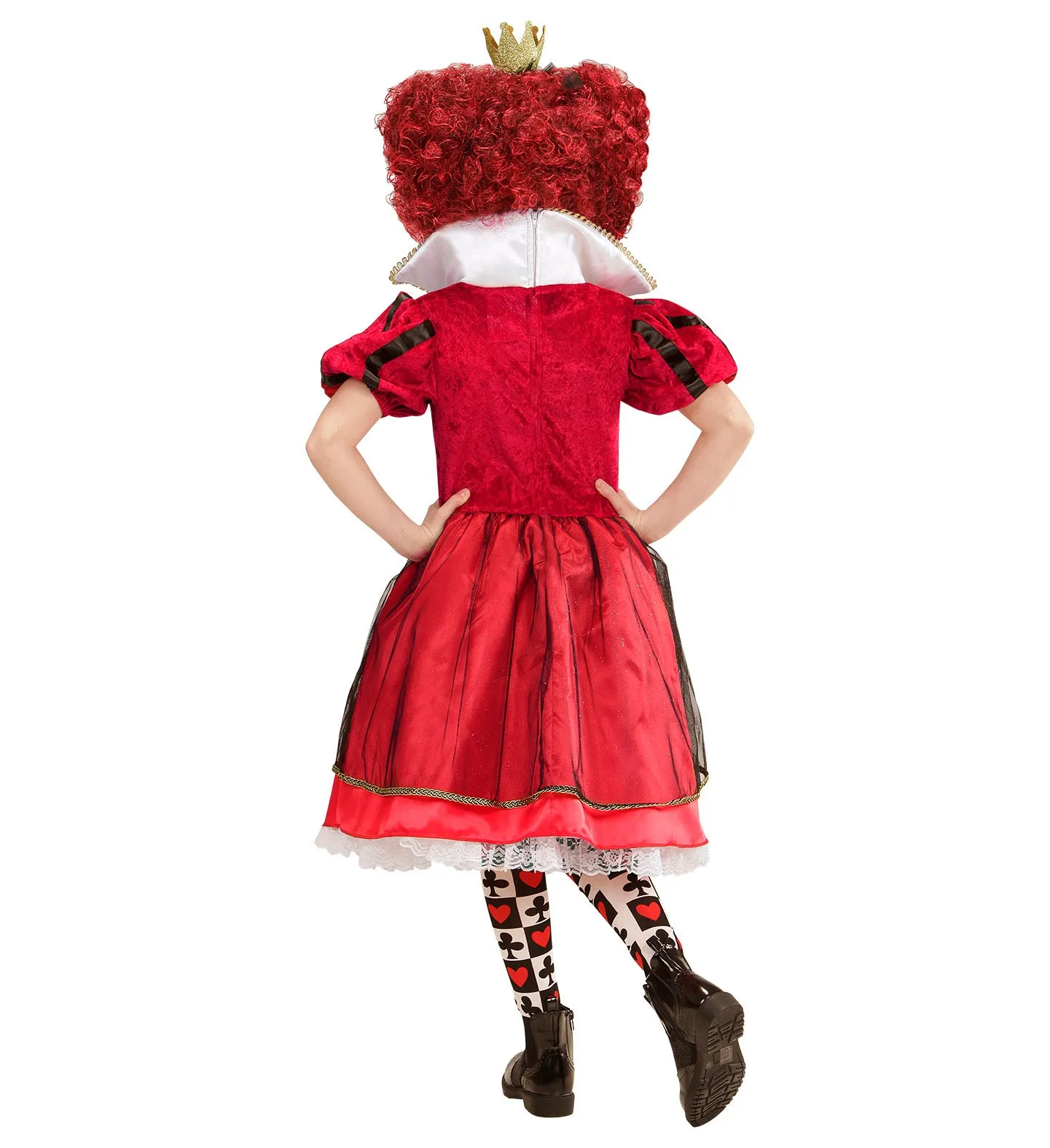 Deluxe Queen of Hearts Costume Girl's