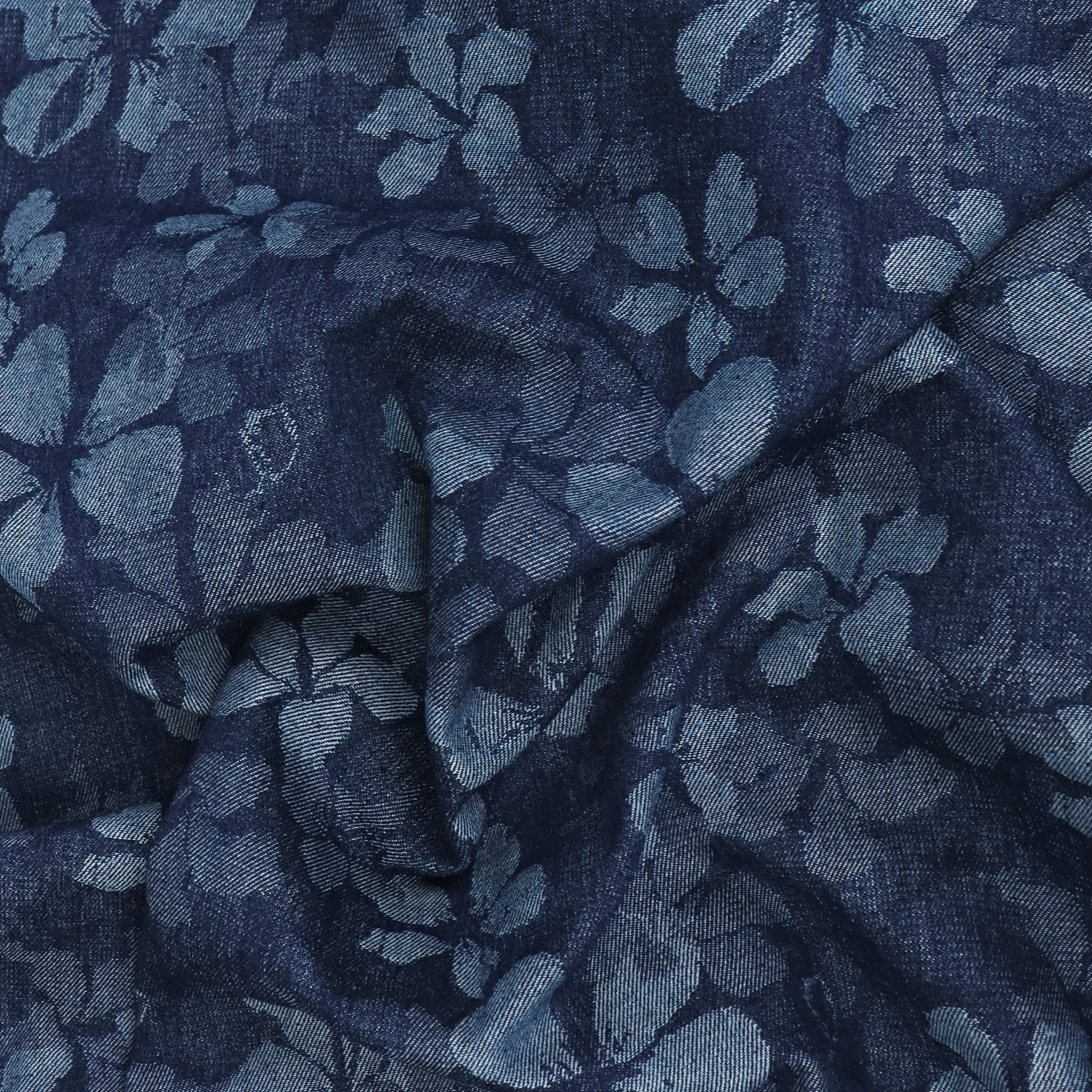 Denim 11oz - Jacquard Flowers