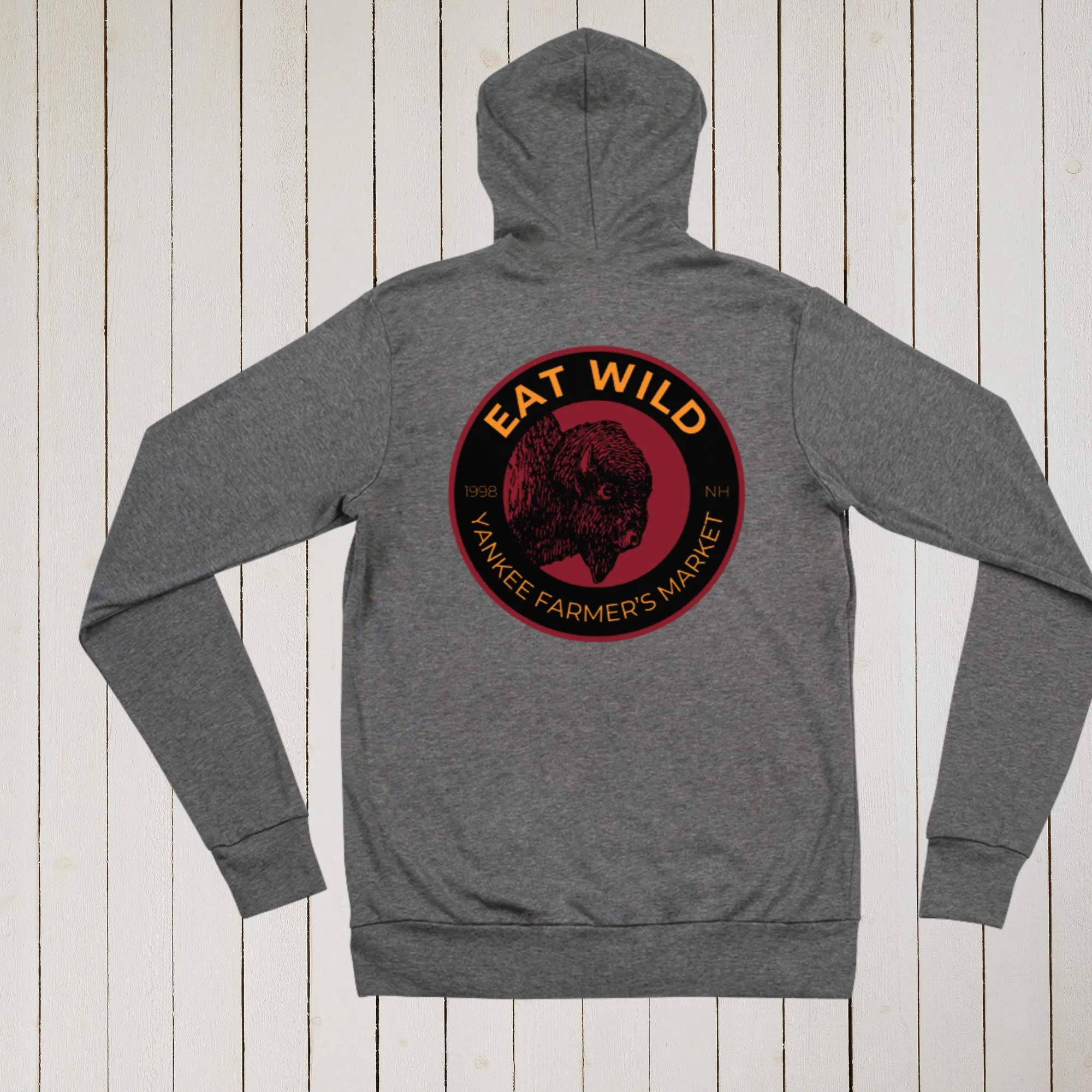 Eat Wild Lightweight Zip Hoodie