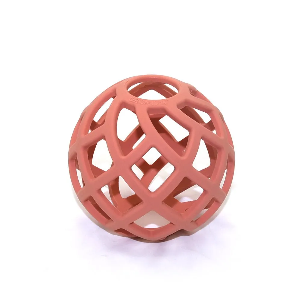 Eco-Friendly Teether Ball | Blush