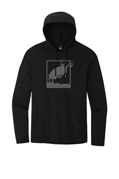 Elite Black Whitetail Lightweight Hoodie