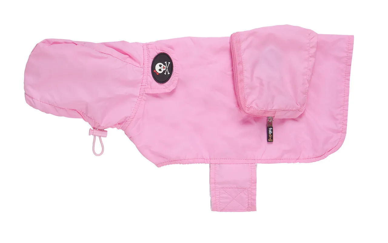 Fabdog Girlie Skull Raincoat - Light Pink