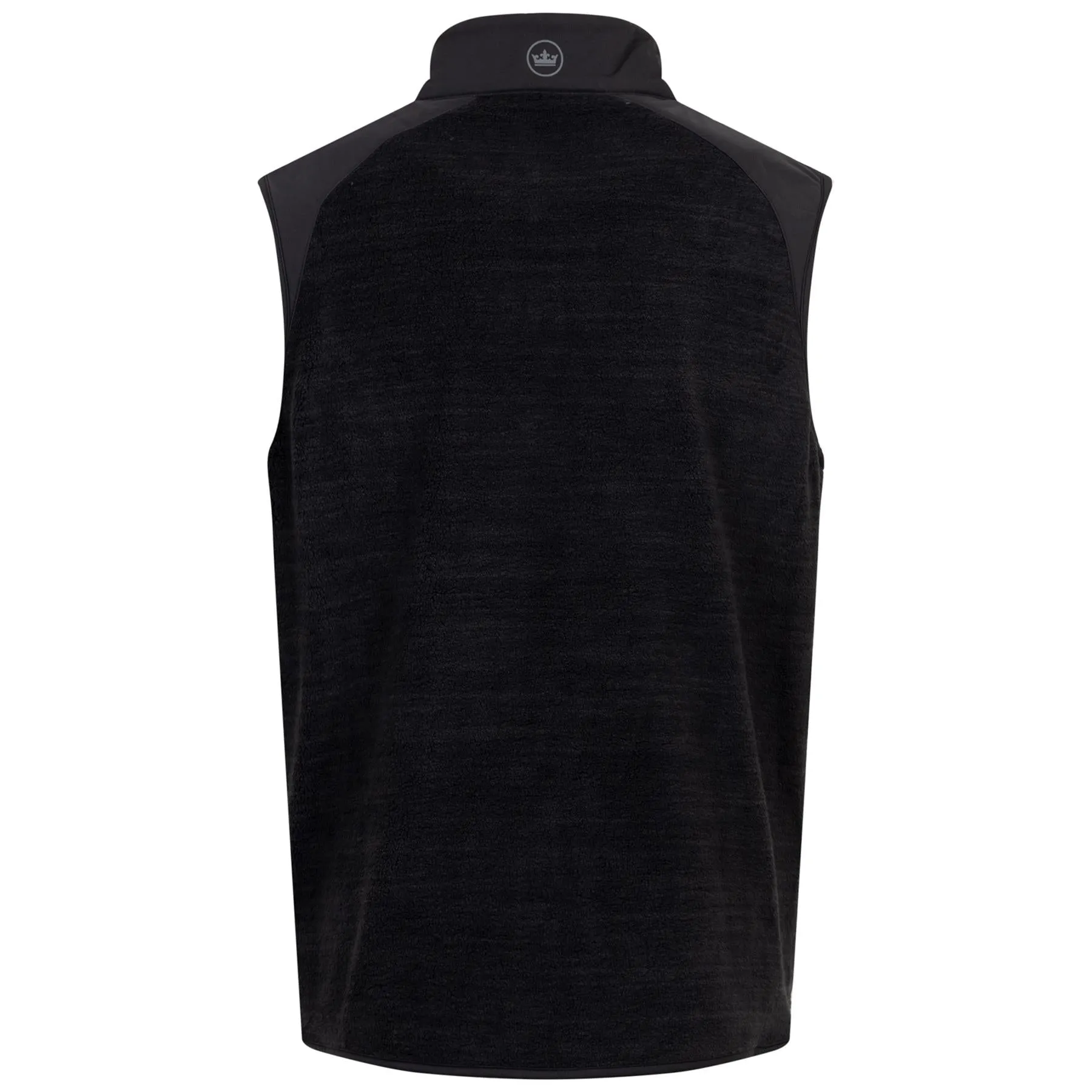 Fade Full Zip Mid Vest Black - AW24