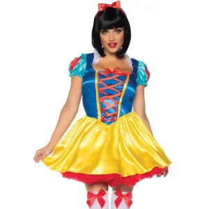 Fairytale Snow White Short Costume by Leg Avenue