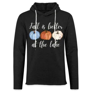 Fall Pumpkins Unisex Lightweight Terry Lake Hoodie