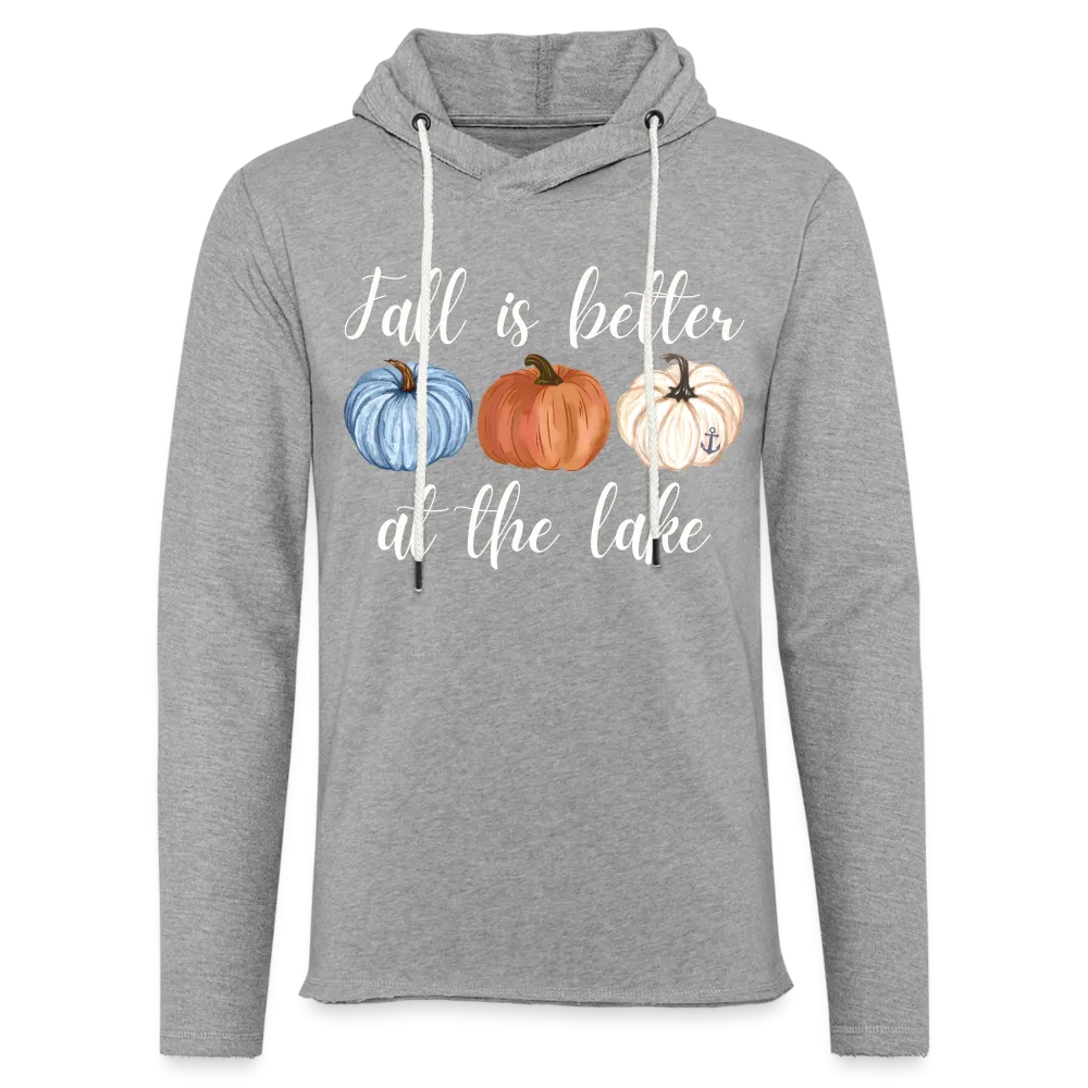 Fall Pumpkins Unisex Lightweight Terry Lake Hoodie