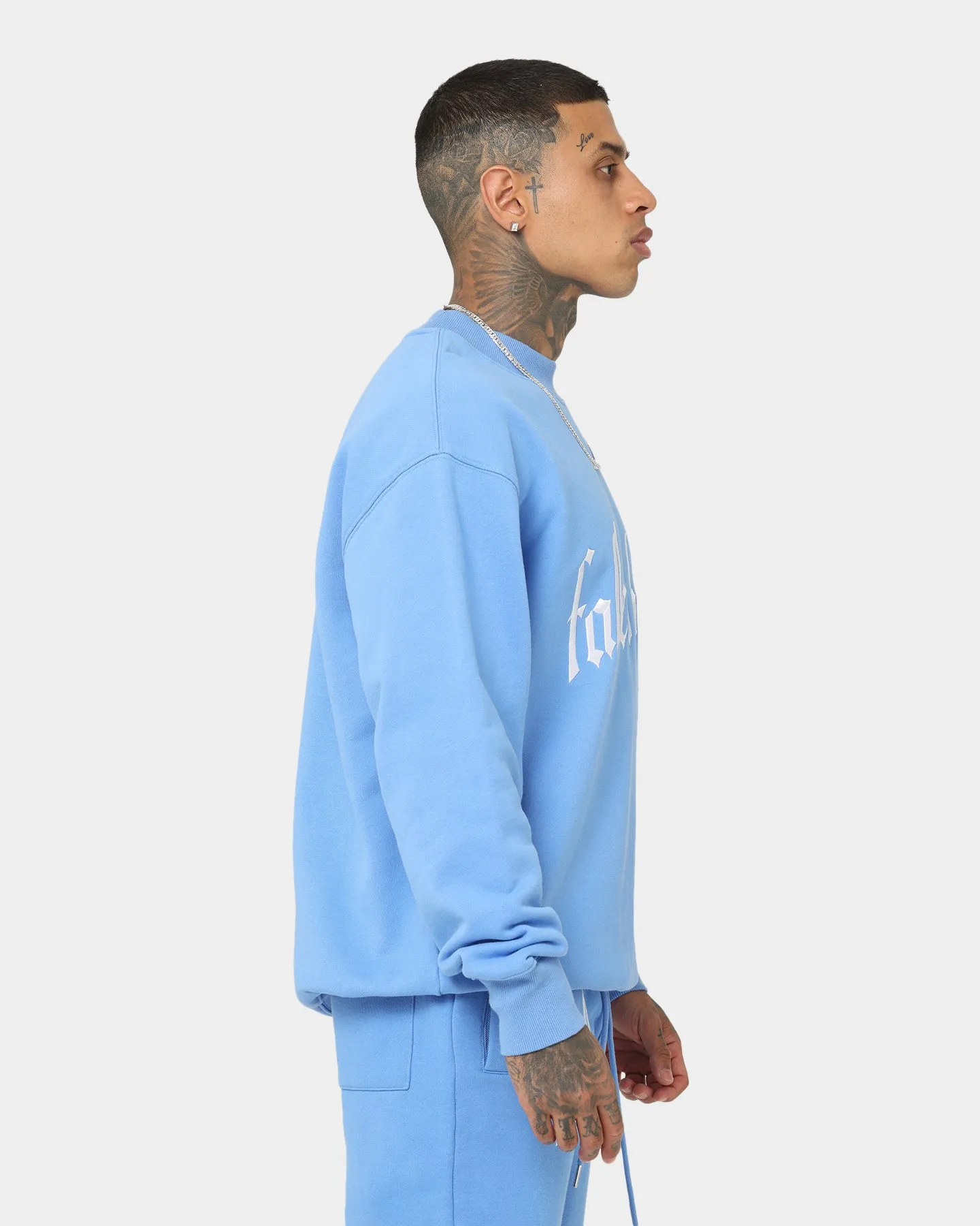 Fallen Breed Logo Crewneck Carolina Blue