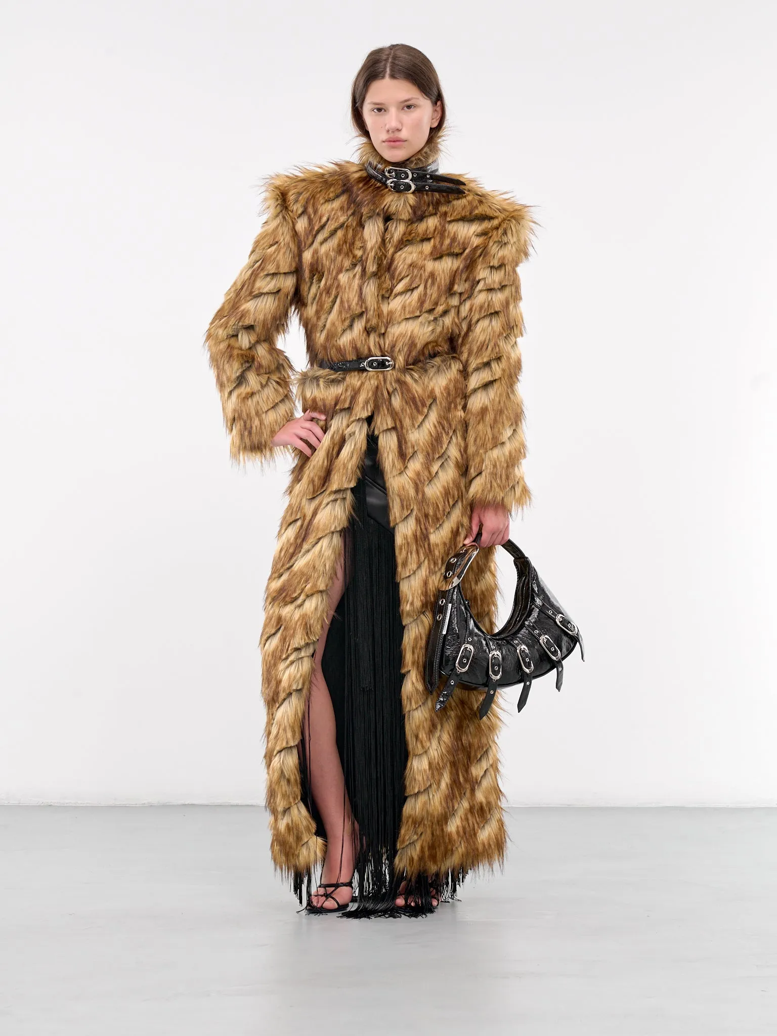 Faux Fur Coat (CTPABR01-BROWN)