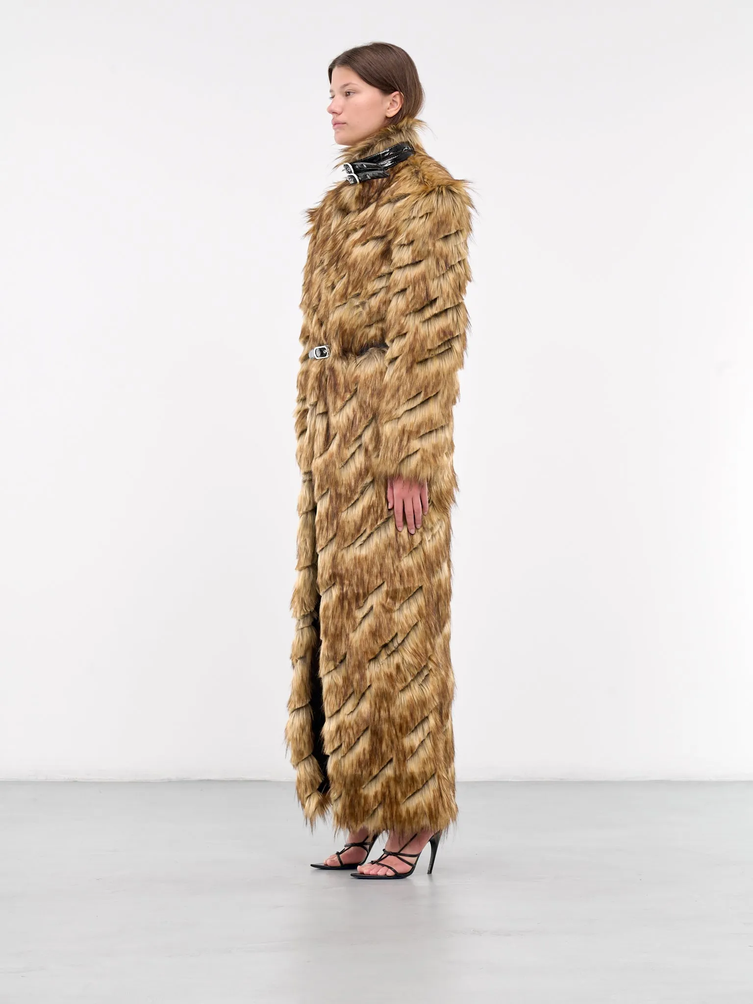 Faux Fur Coat (CTPABR01-BROWN)