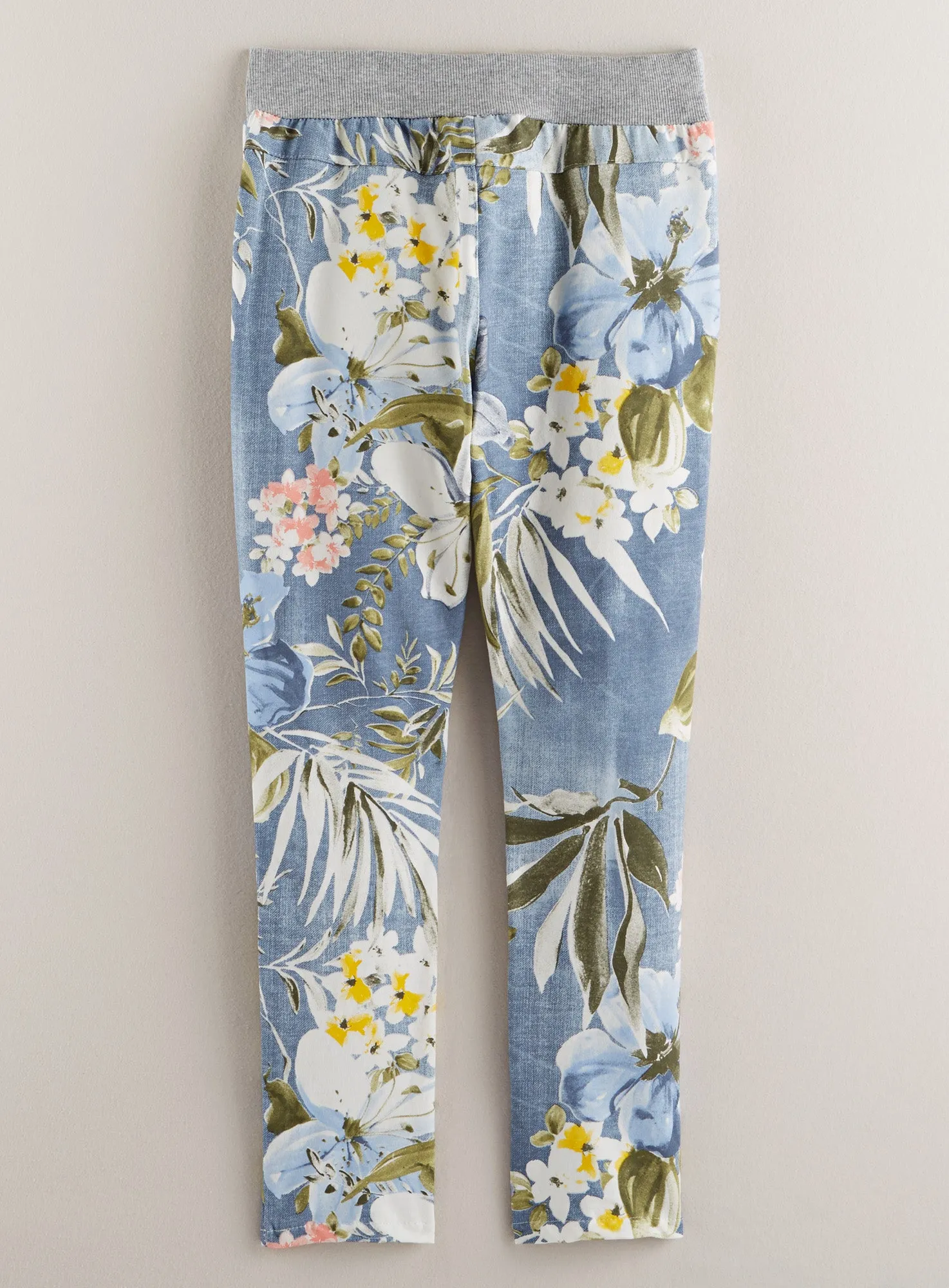 Favorite Fit Floral Cotton Terry Pants