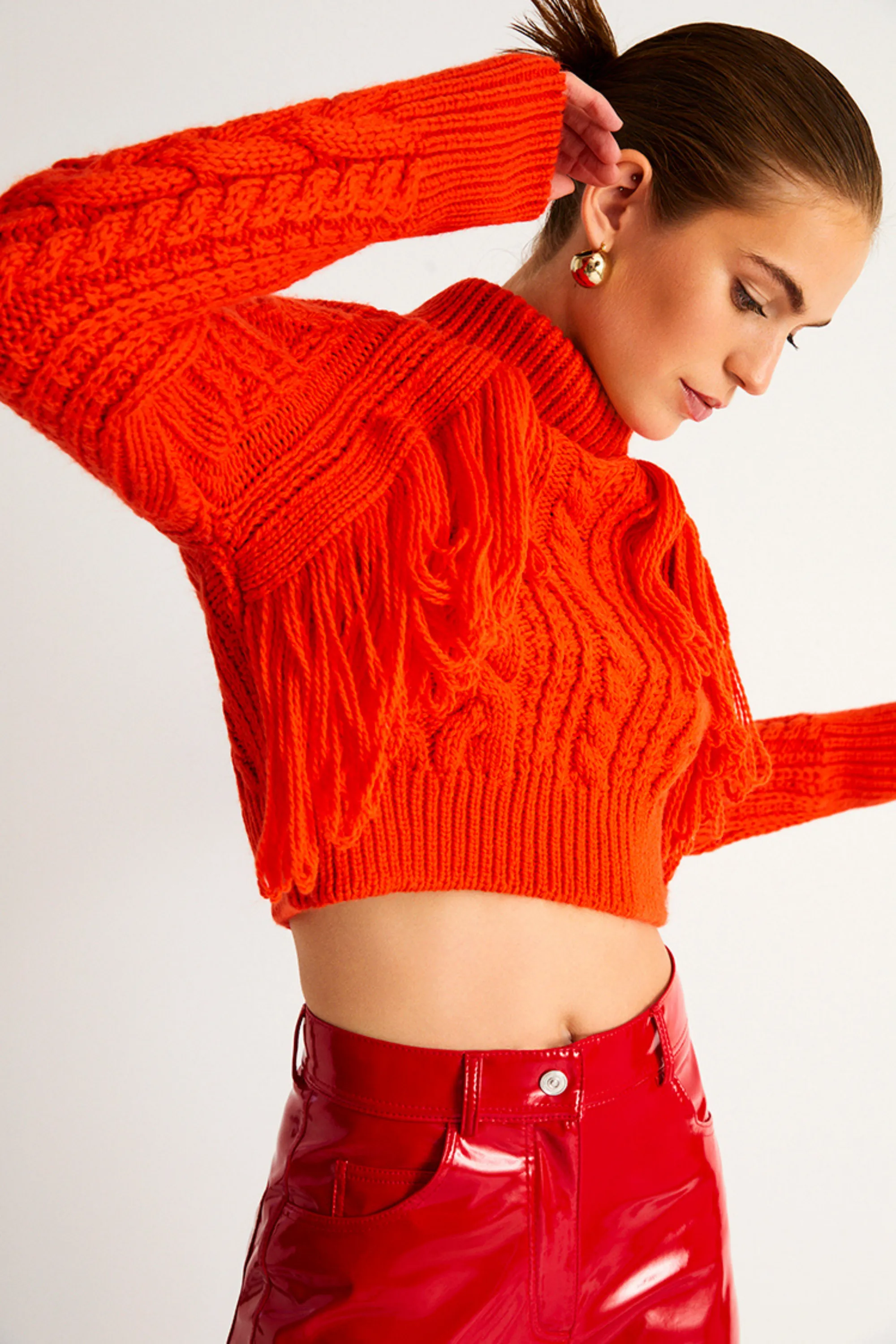 Fringe Knit Sweater