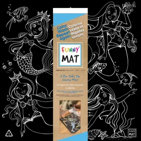 FUNNY MAT Blackboard Mat - Under The Sea (Mermaids)