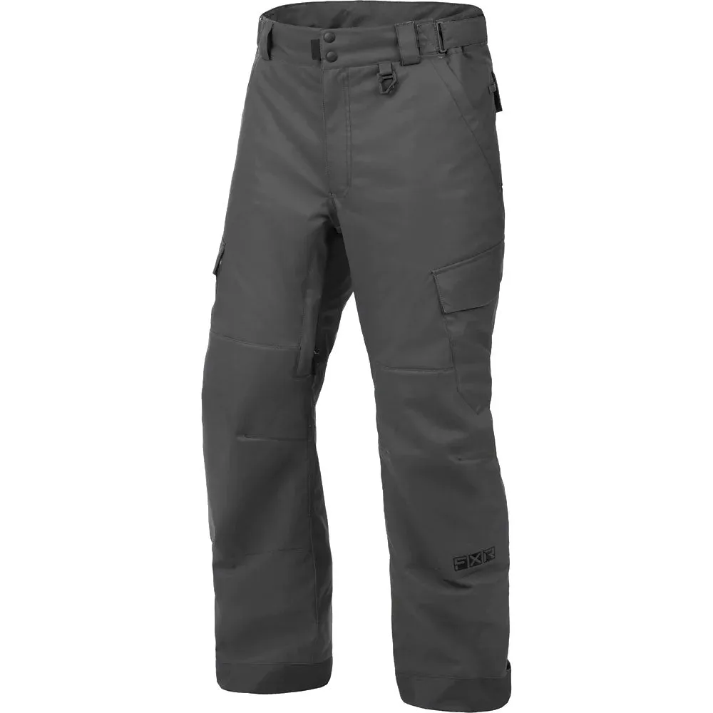 FXR  Mens Chute Snowmobile Pants HyrdX Pro M-Series Omni-Stretch Dry Vent Asphalt