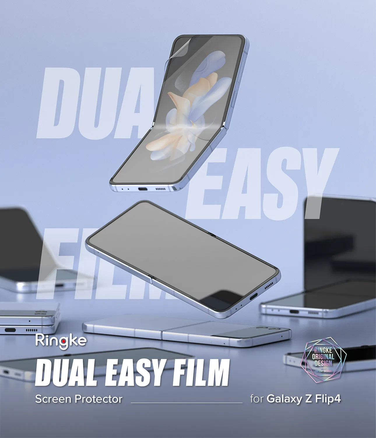 Galaxy Z Flip 4 Screen Protector | Dual Easy Film