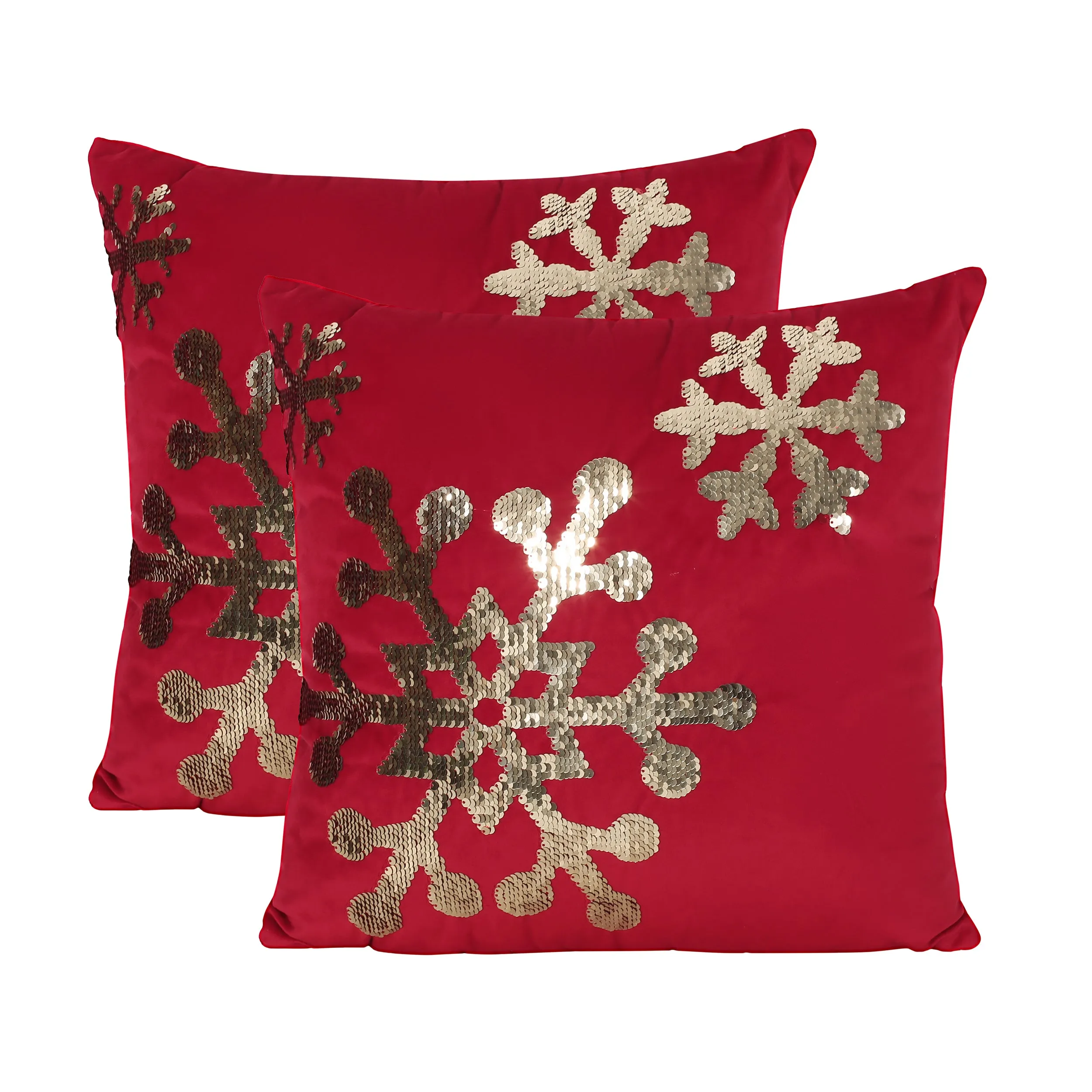 Geary Glam Velvet Christmas Throw Pillow