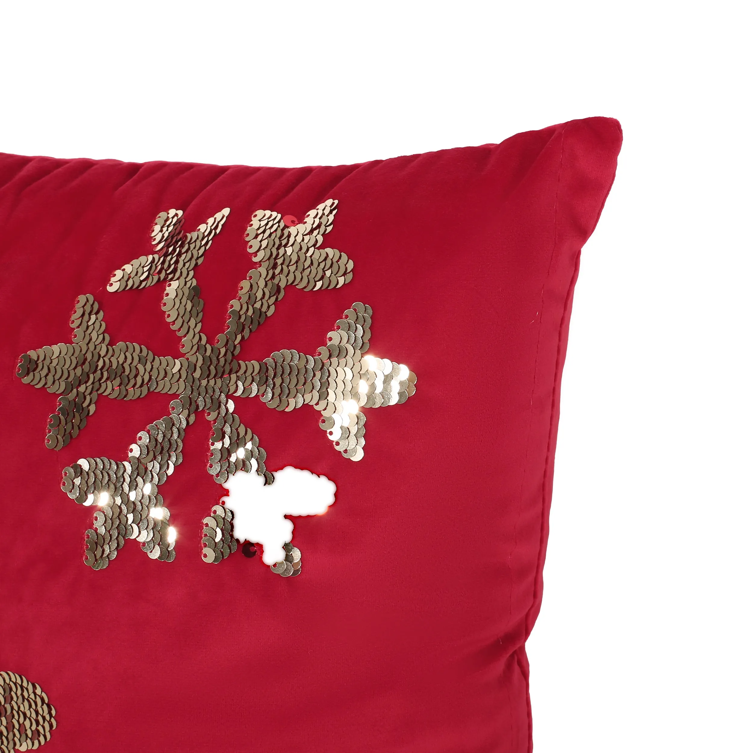 Geary Glam Velvet Christmas Throw Pillow