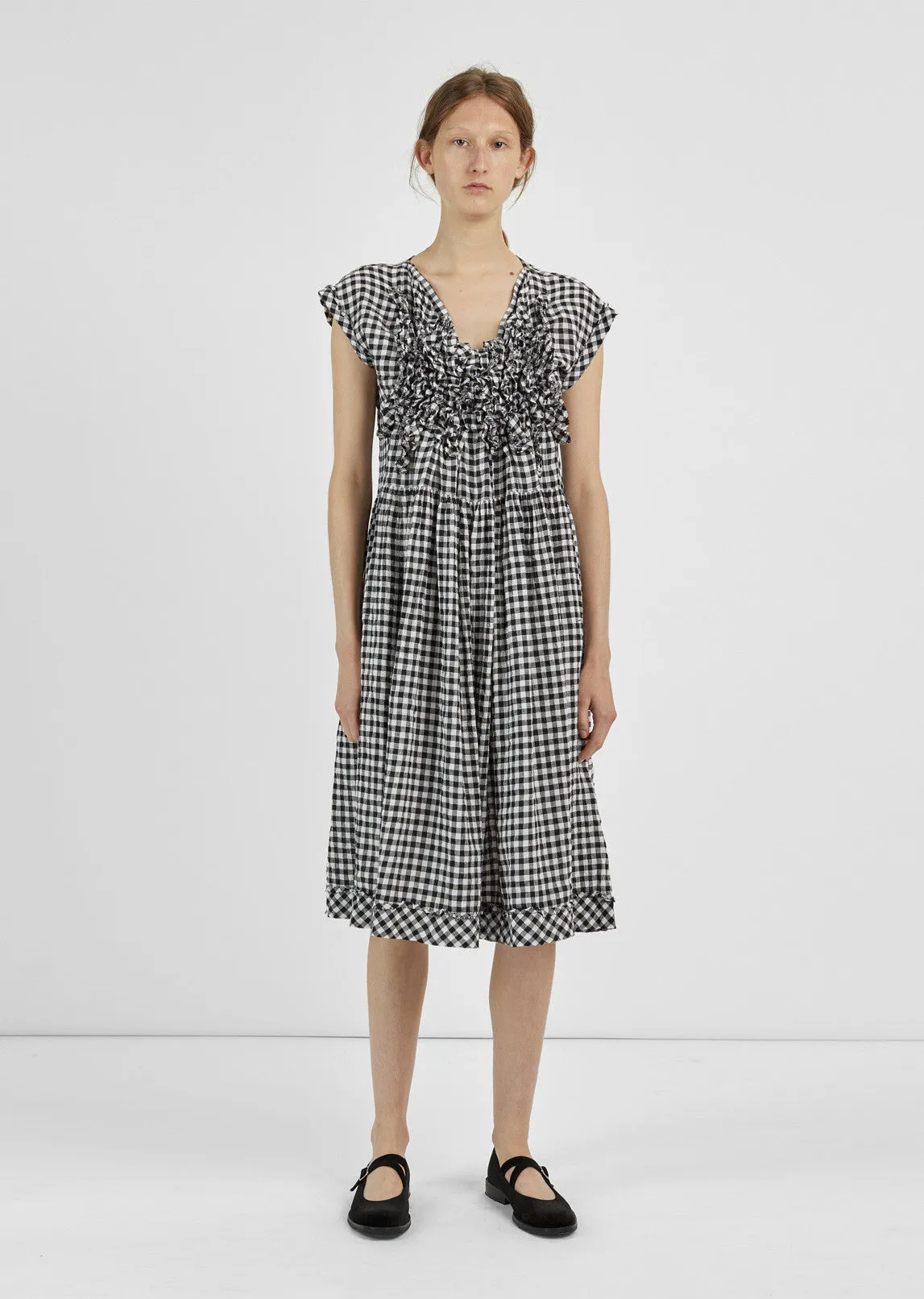 Gingham Check Dress