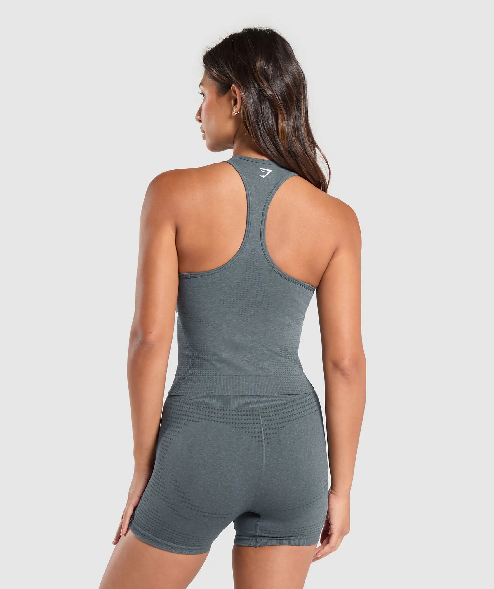 Gymshark Vital Seamless Tight Tank - Strong Grey Marl