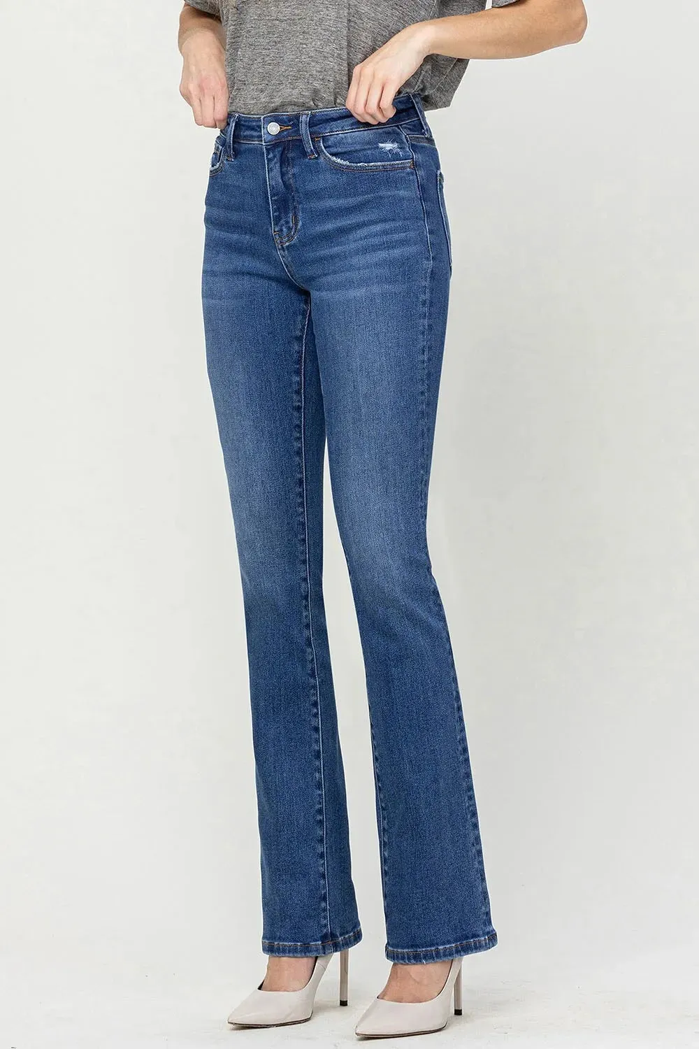 High Waist Bootcut Jeans