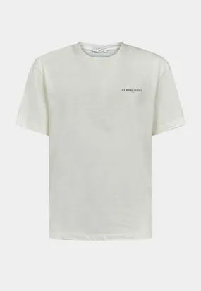 Ih Nom Uh Nit T-Shirt With Small Logo On Front Match Print On Back Off White