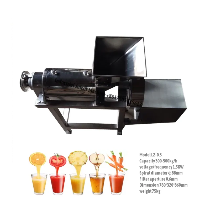 Industrial ginger juicer extractor machine