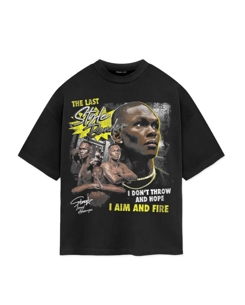 Israel Adesanya 'Aim & Fire' Supporter T-Shirt