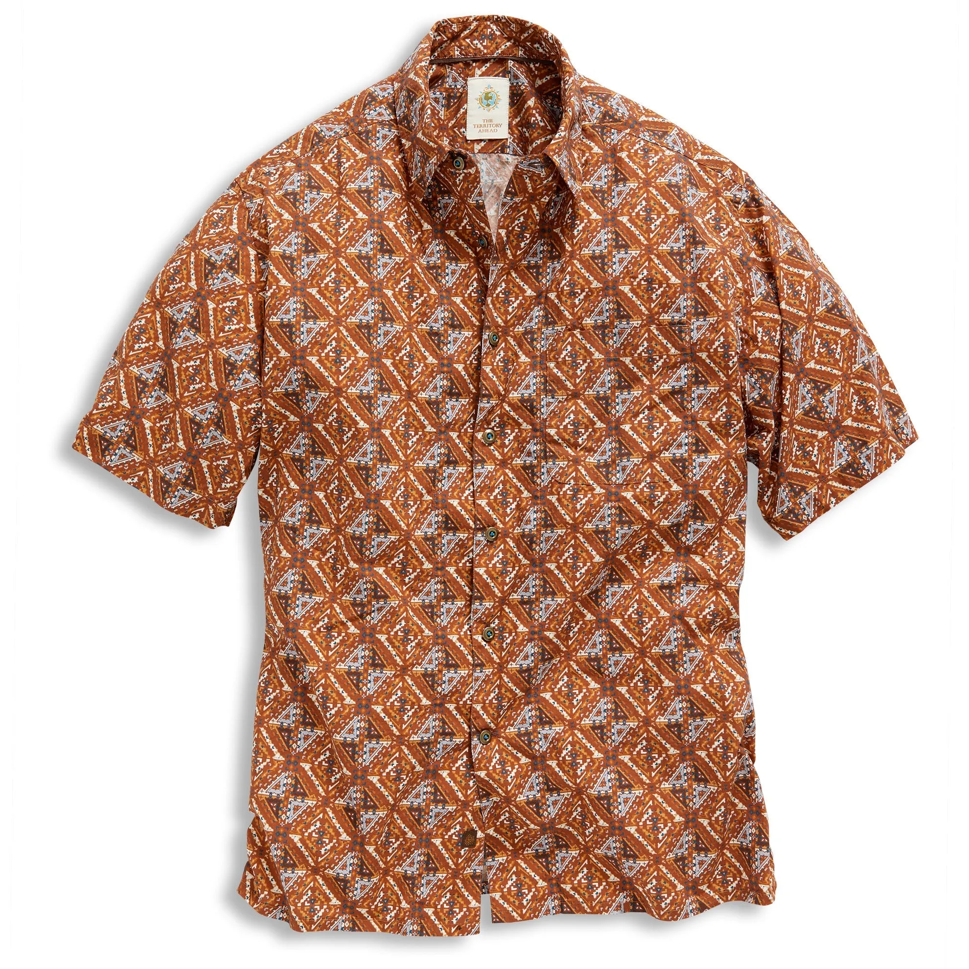 Kasbah Printed Short-Sleeve Shirt - Tall