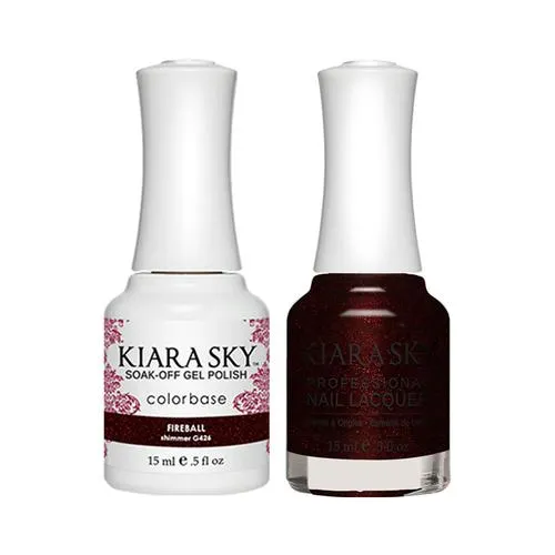 Kiara Sky Classic Gel & Polish Duo - #426 Fireball