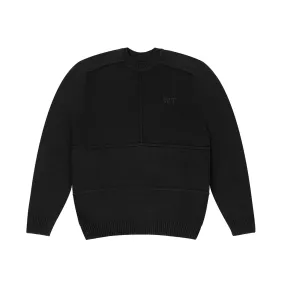 KNITTED CREW NECK JUMPER