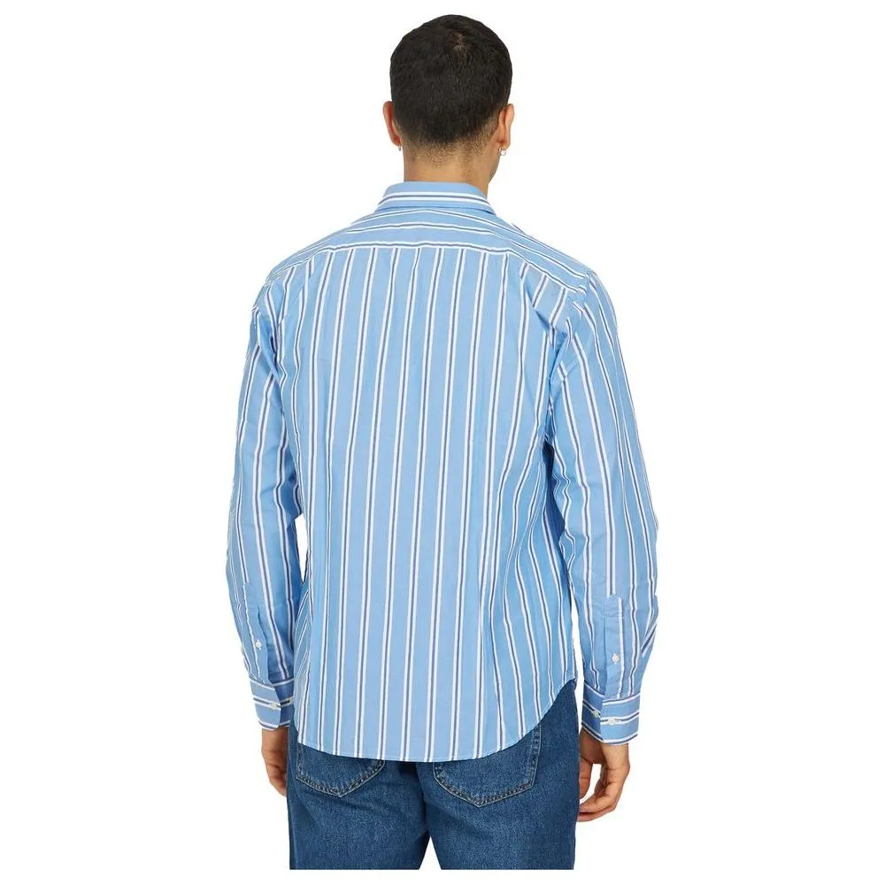 La Martina Elegant Striped Cotton Poplin Shirt