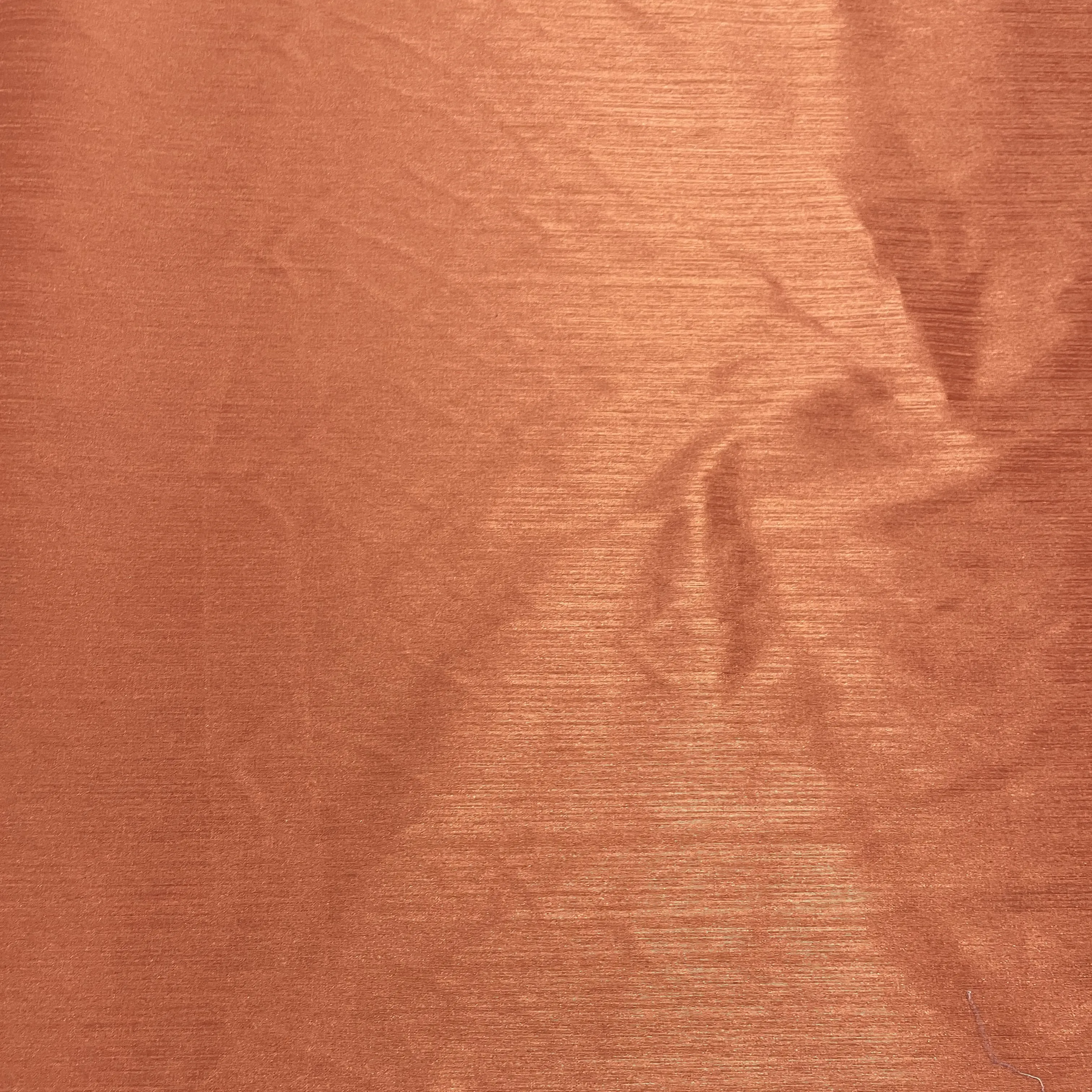 Light Brown Solid Silk Tafetta Fabric