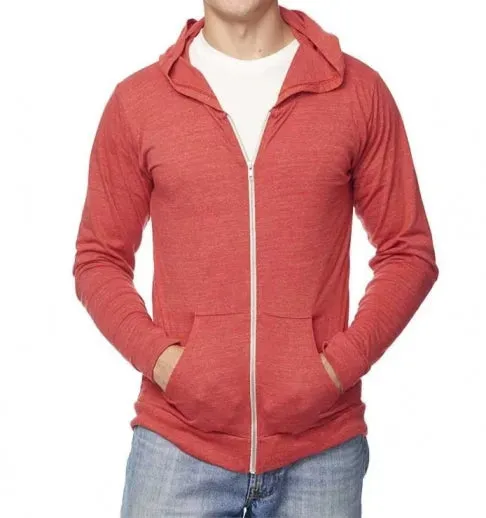 Lightweight Jersey Full Zip Hoodie