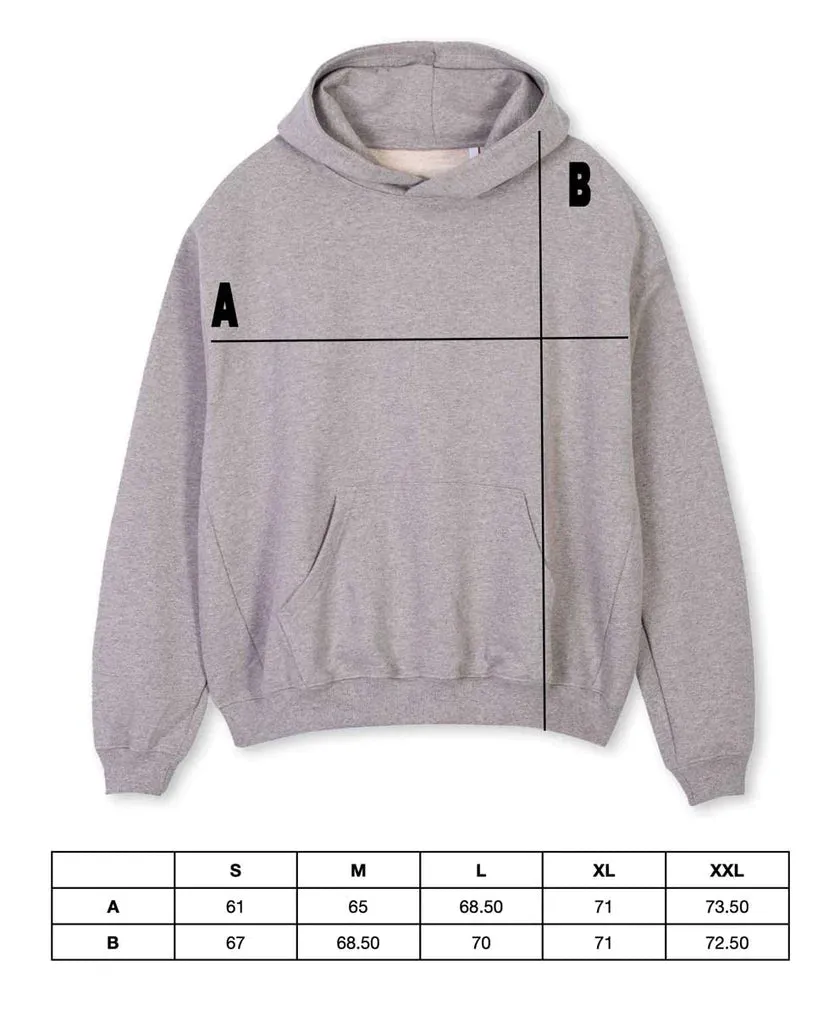 Lightweight washed grey hoodie - "S"