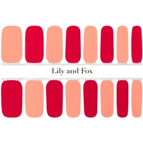 Lily and Fox - Nail Wrap - Strawberry Shortcake