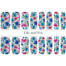 Lily and Fox - Nail Wrap - Watercolor Blossom