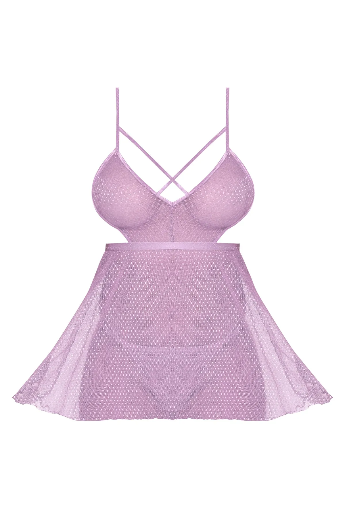 Magic Silk Girl Next Door BabyDoll & Panty Lilac