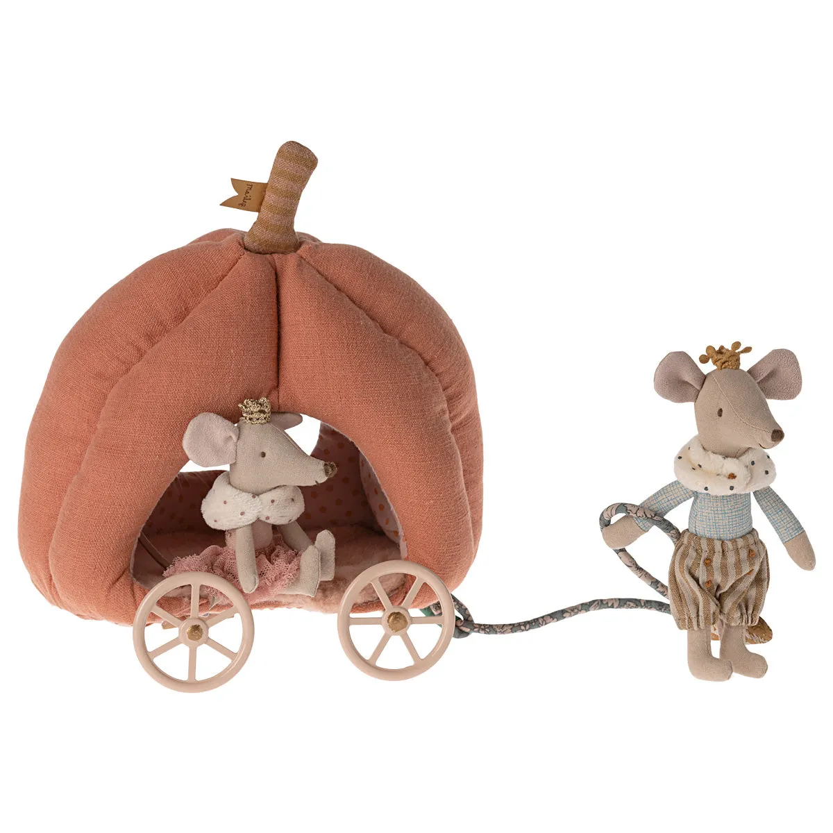 Maileg Pumpkin Carriage, Mouse