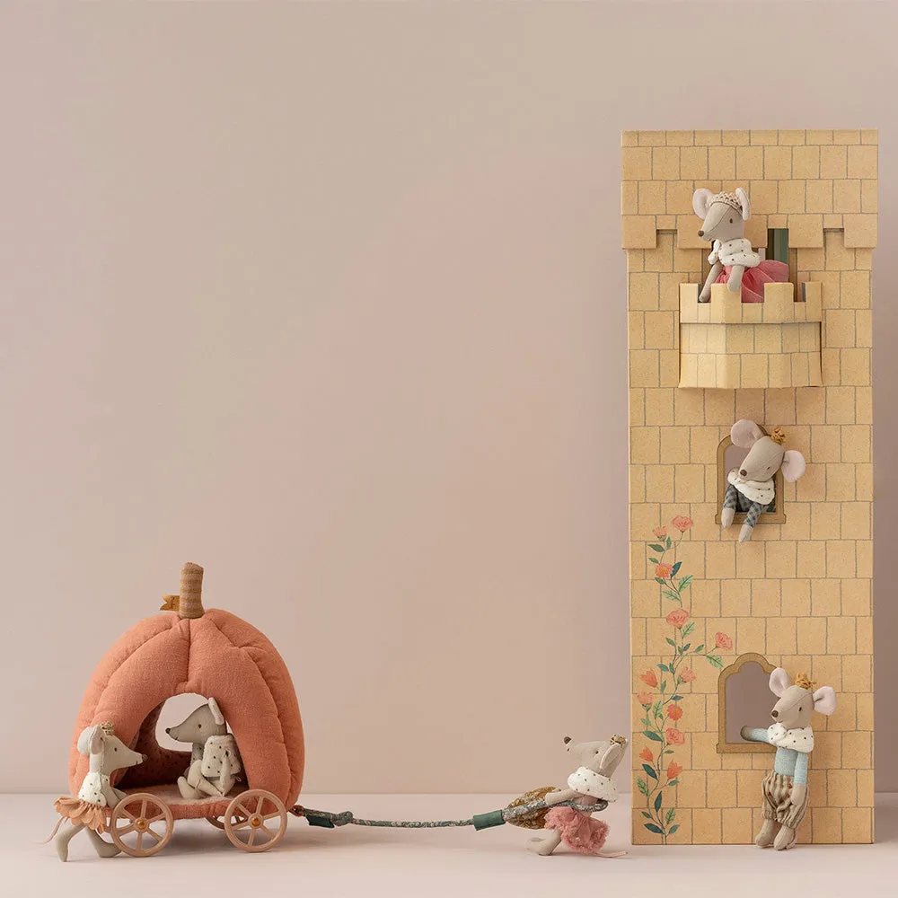 Maileg Pumpkin Carriage, Mouse