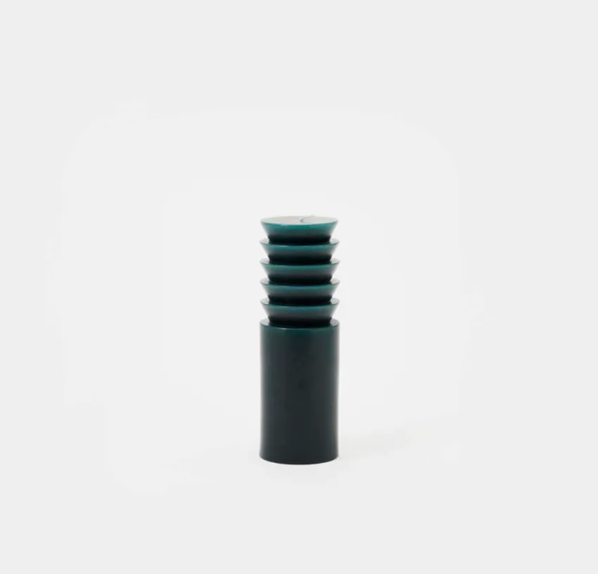 Medium Forest Green Totem Candle