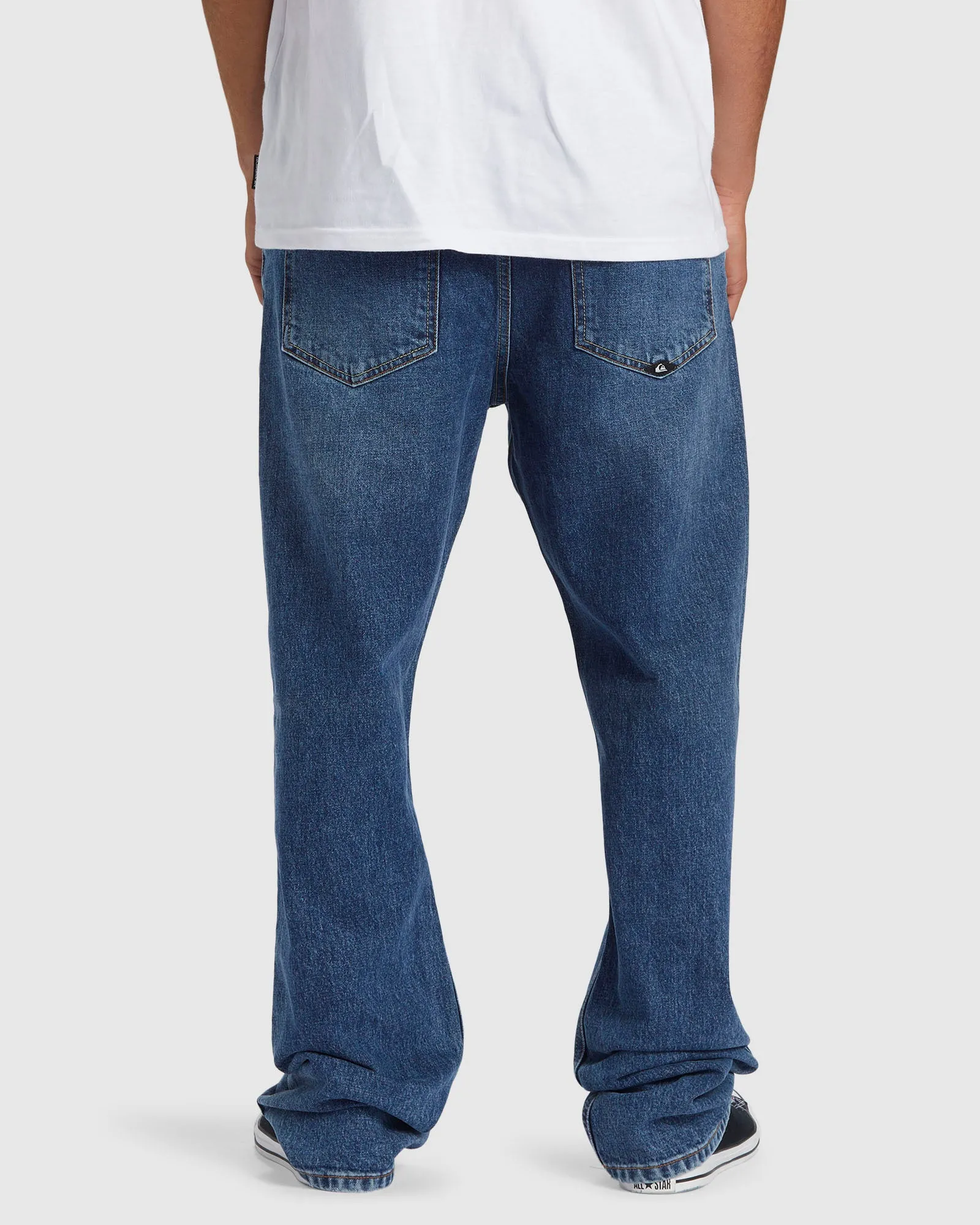 Mens Aqua Cult Aged Straight Fit Jeans