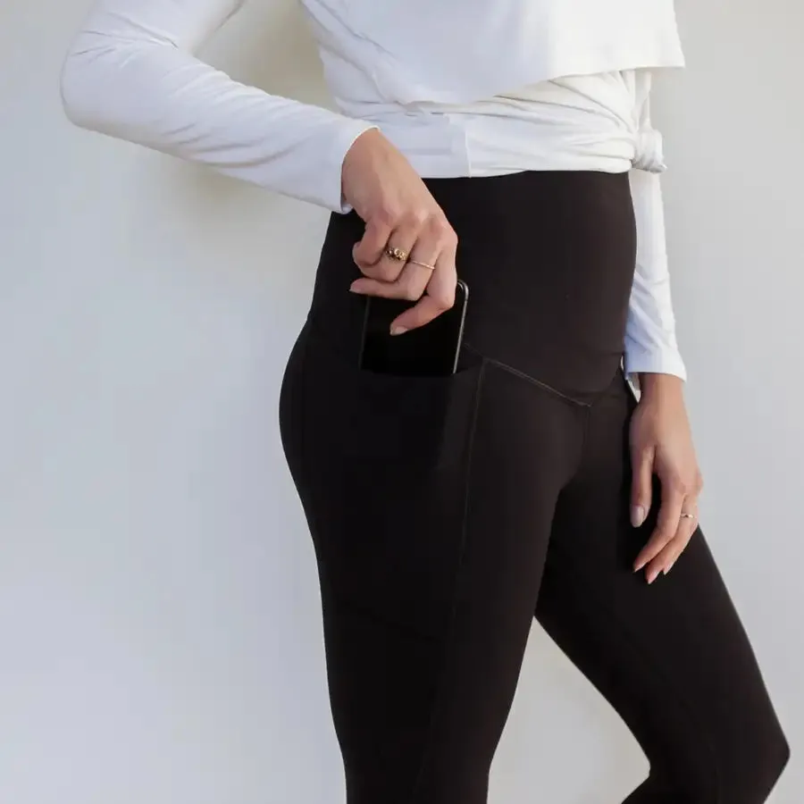 Milkbar Active Leggings | Extra High Waist 7/8 | Black