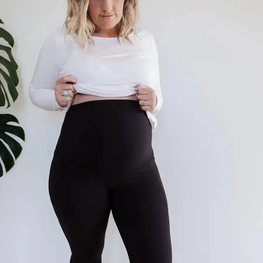 Milkbar Active Leggings | Extra High Waist 7/8 | Black