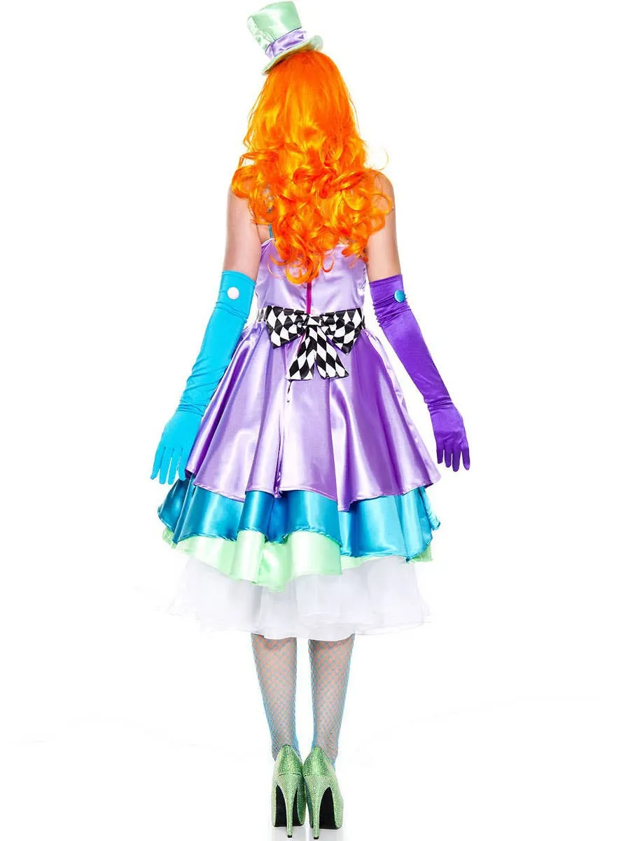 Miss Mad Hatter Womens Fancy Dress Costume