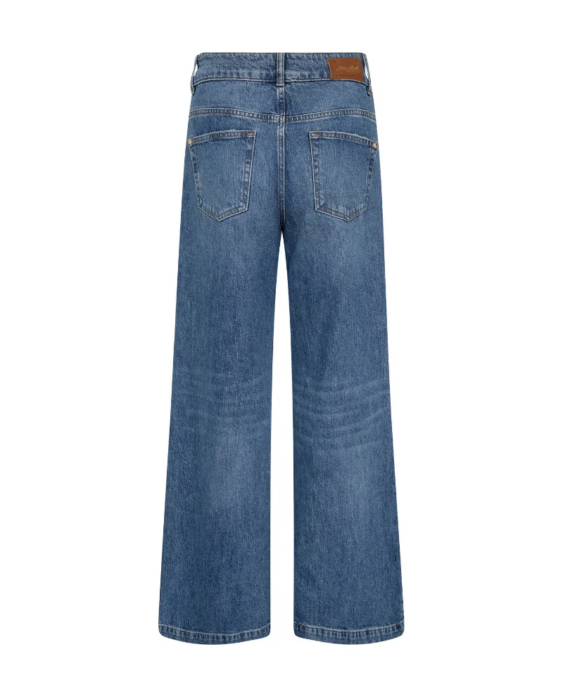 Mos Mosh Colette Matlock Blue Wide Jeans