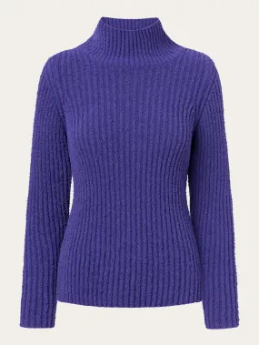 Mouline roll neck - Deep Purple