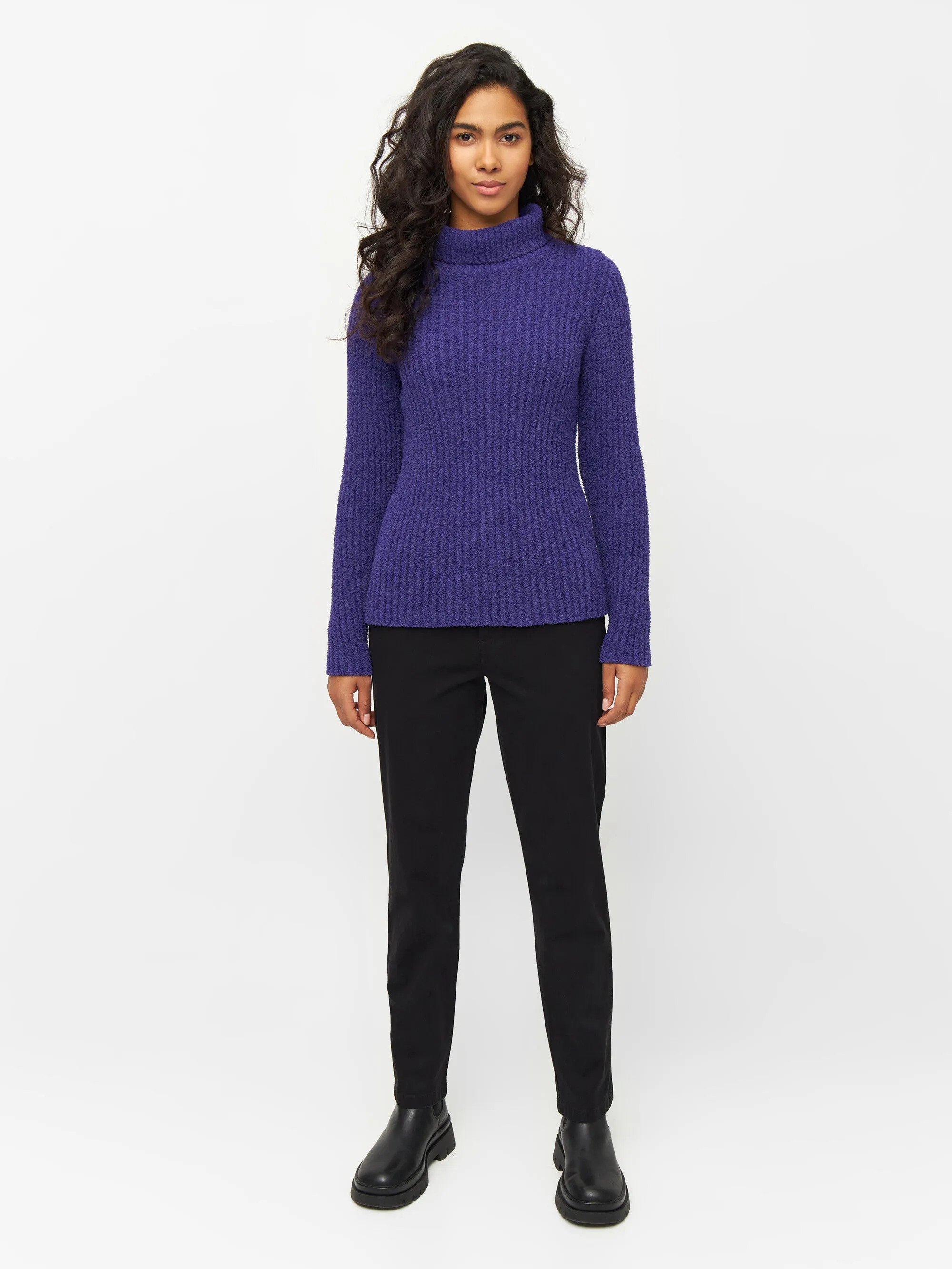 Mouline roll neck - Deep Purple