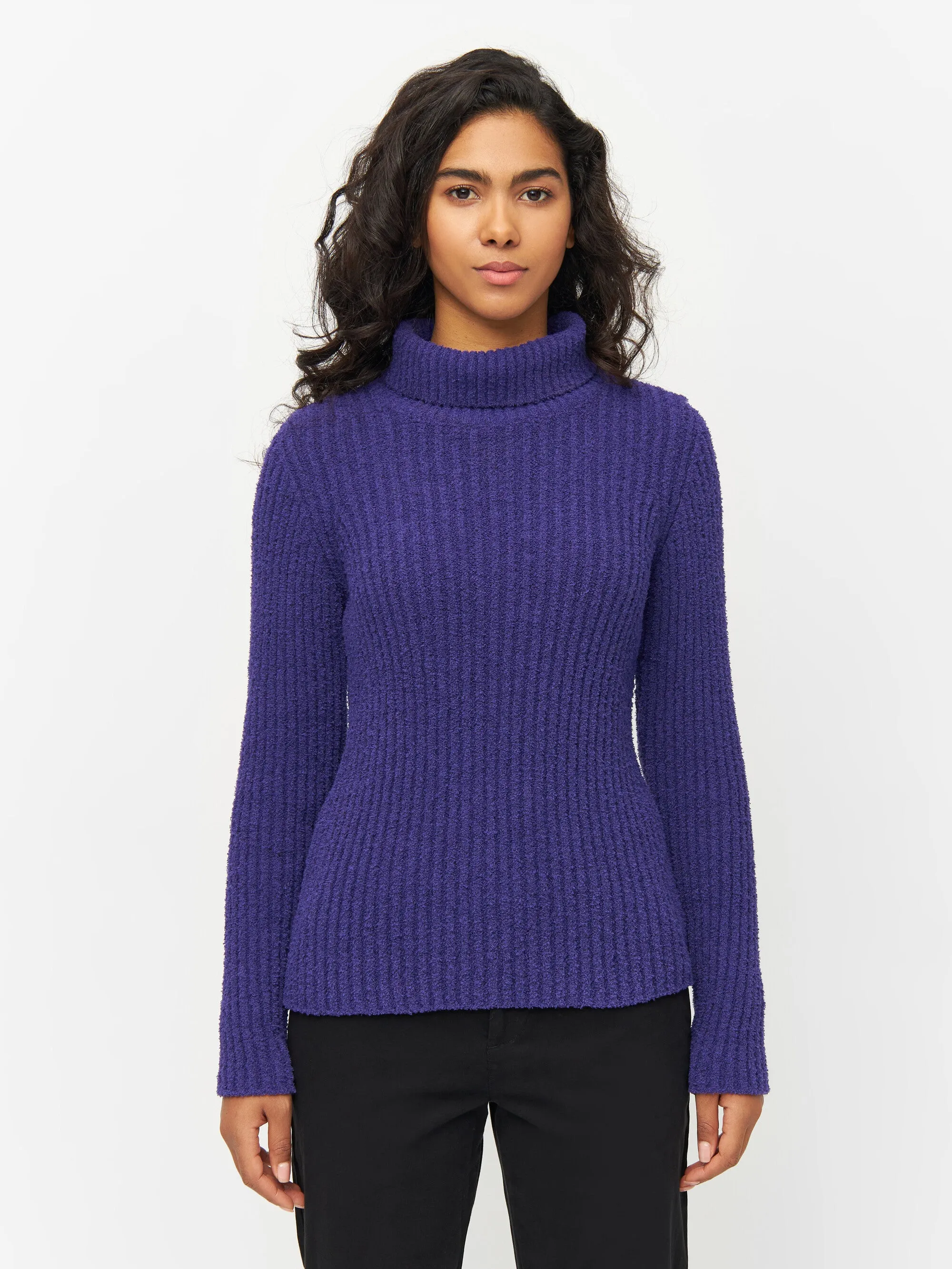 Mouline roll neck - Deep Purple