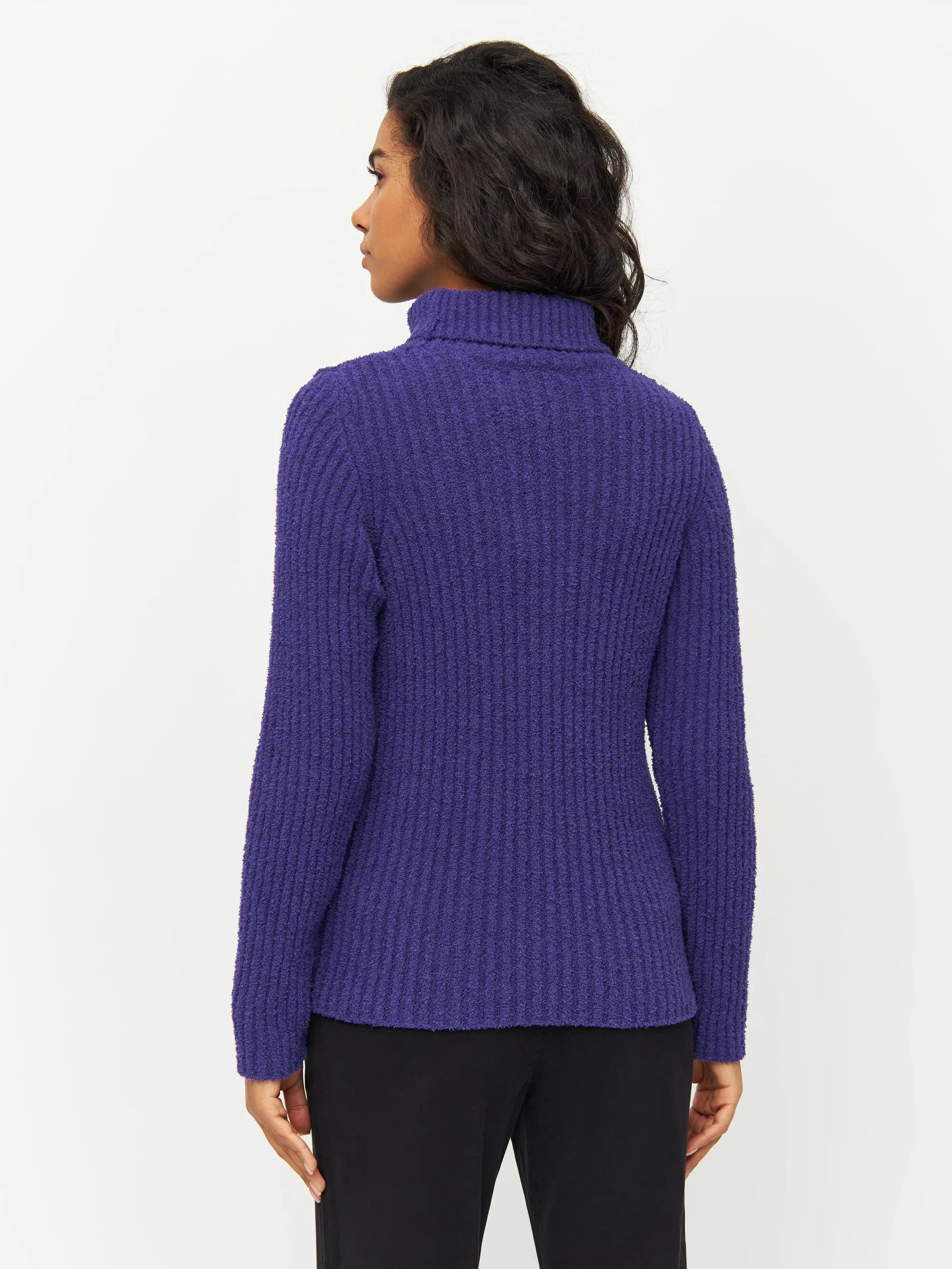 Mouline roll neck - Deep Purple