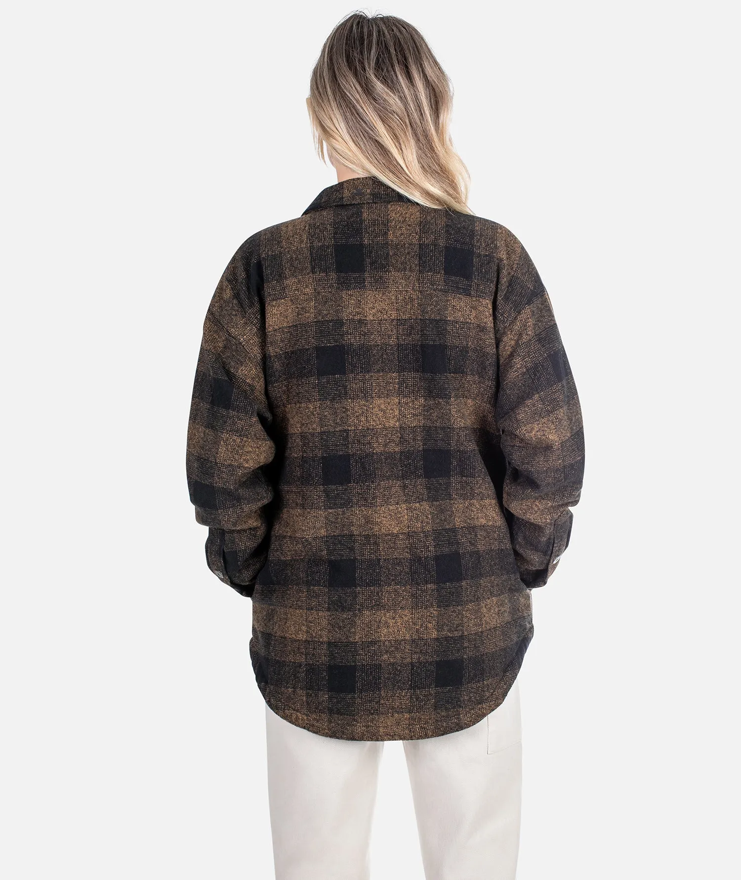 Nivean Flannel Jacket - Black