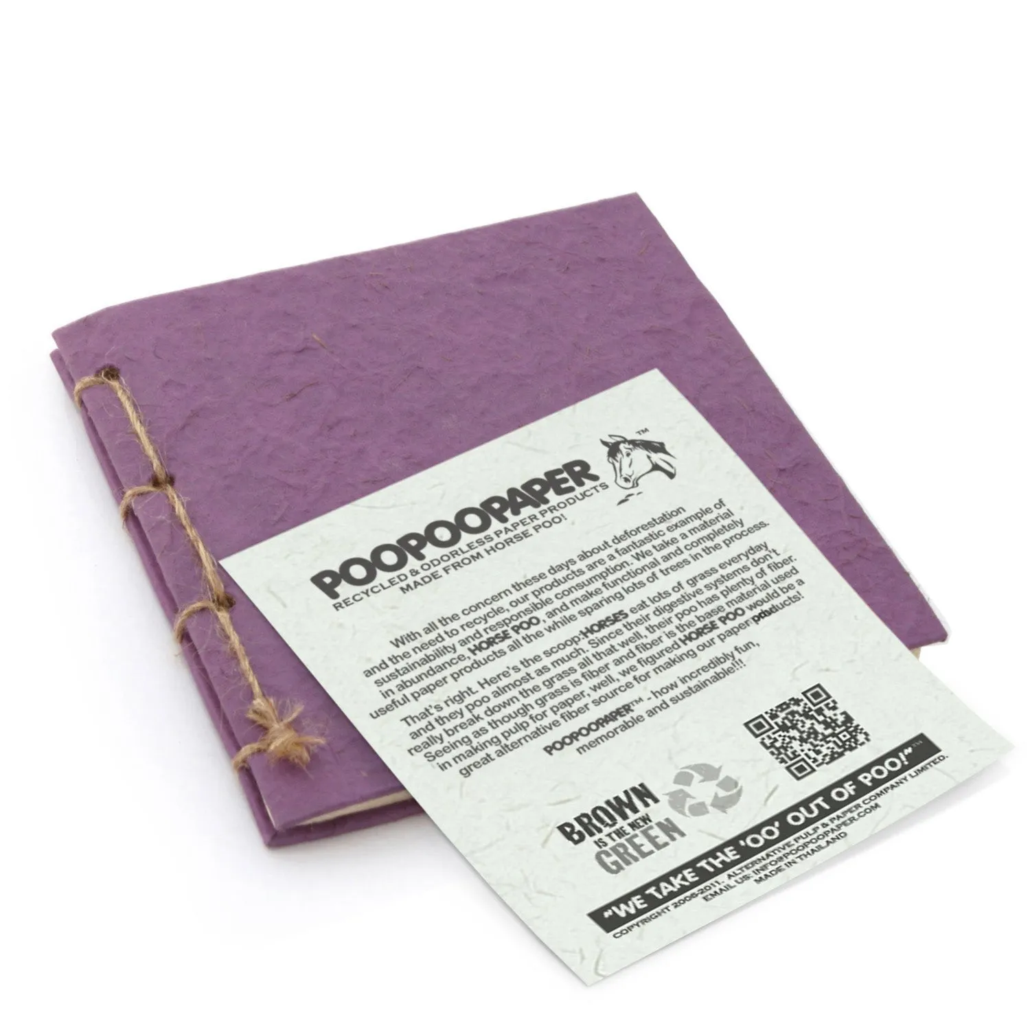 On The Farm - Horse & Cat - Purple - Twine Eco-friendly Journal